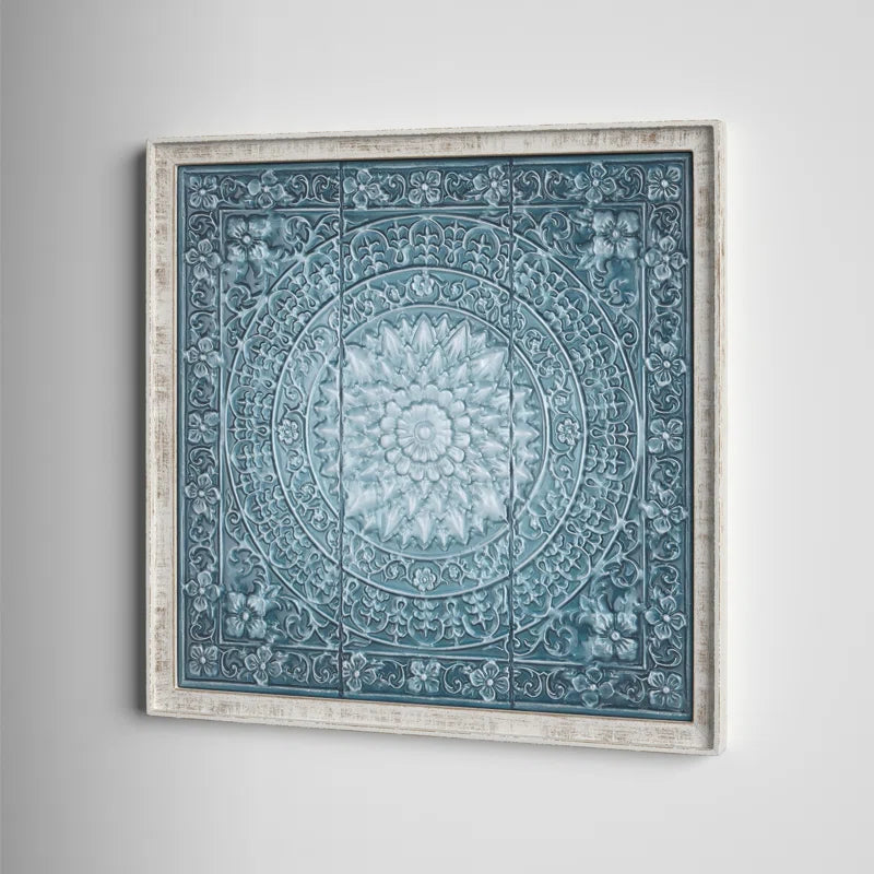 Metal Scroll Home Wall Decor with Embossed Details