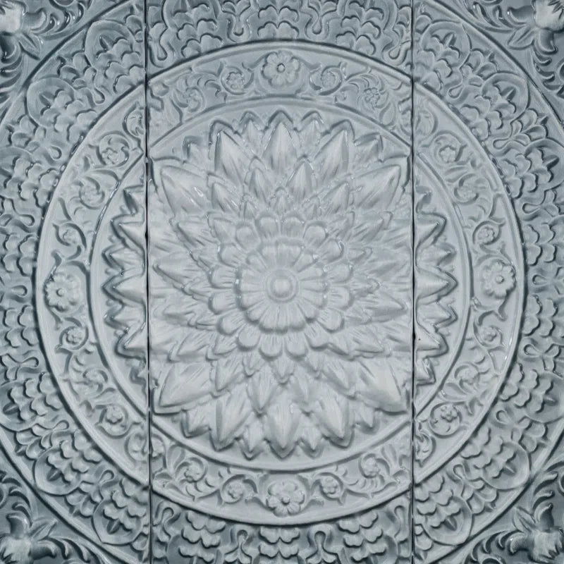 Metal Scroll Home Wall Decor with Embossed Details