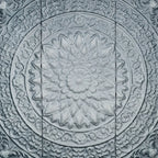 Metal Scroll Home Wall Decor with Embossed Details