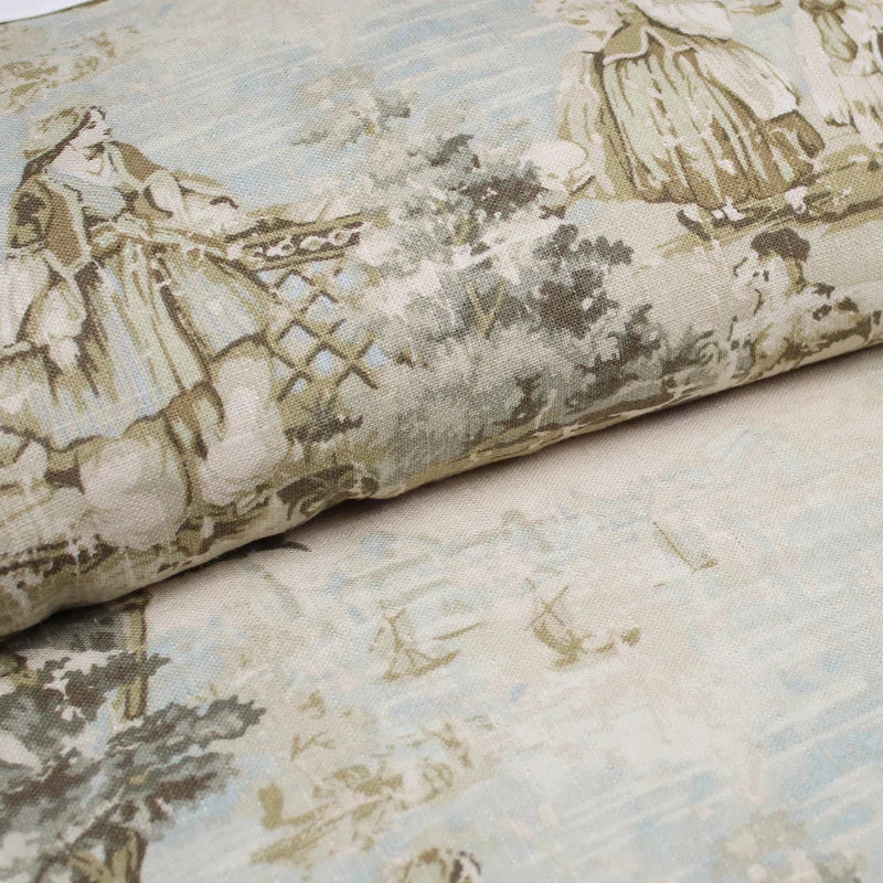 French Countryside Beige/Ivory Linen Duvet Cover Set