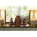 Decorative Rustic Bronze Rabbit Bookends