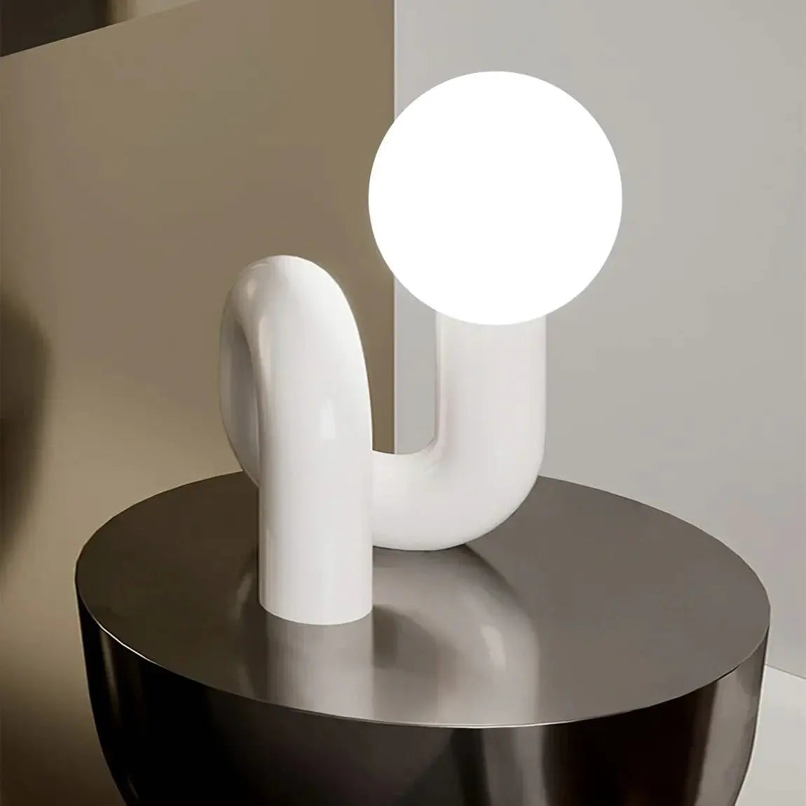 Modern Spiral Bedside Table Lamp - Quirky Whimsical Desk Lamp