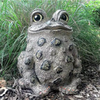 17 In. H. Toad Hollow Jumbo Large Tall Toad Whimsical Home and Garden Statue
